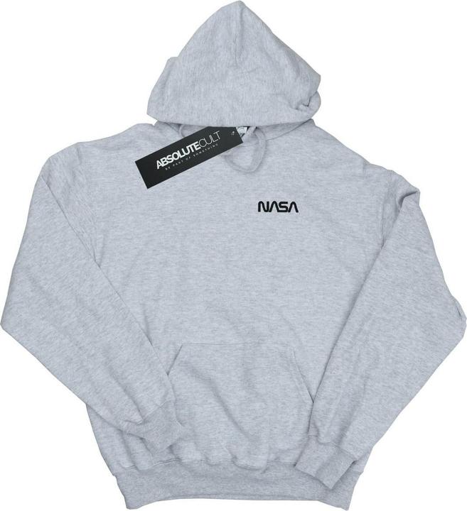 Immagine prodotto Nasa Modern Logo Chest Felpa con Cappuccio Donna (S)
