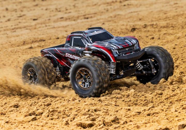 Produktbild Traxxas M.TRUCK STAMPEDE VXL 1:10 4WD EP RTR RED TQi 2.4GHz BRUSHLESS OHNE LadegerÃ¤t und OHNE Akku (RTR Ready-to-Run)