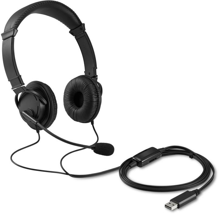 Produktbild Kensington Acco/ Hifi USB Headphones With Mic And Volume Control Butt (Kabelgebunden, USB-A, Microsoft Teams)