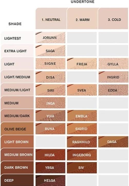 Actual product image IDUN Minerals Liquid foundation Nordic Veil Freja