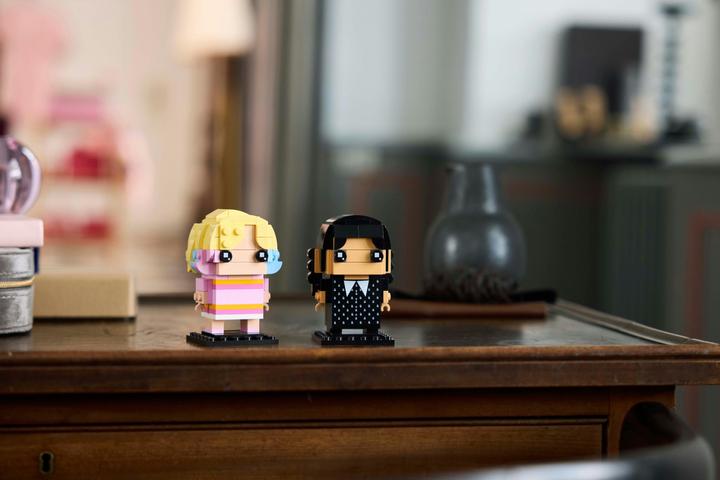 Produktbild LEGO BrickHeadz Wednesday Wednesday und Enid (40750, LEGO Brickheadz)