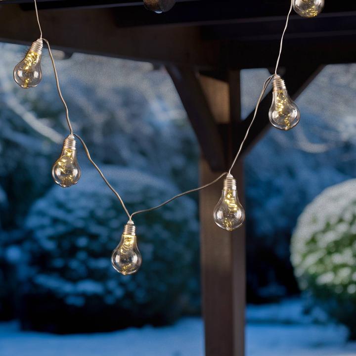 Produktbild Lindby Lampini Solarzelle Lichterkette Clear (4 m)