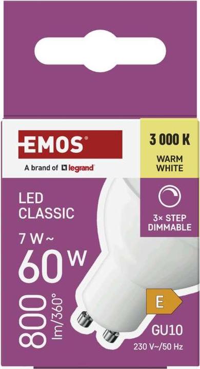 Produktbild Emos LED Lampe Classic MR16/ GU10 (GU10, 800 lm, 1x)