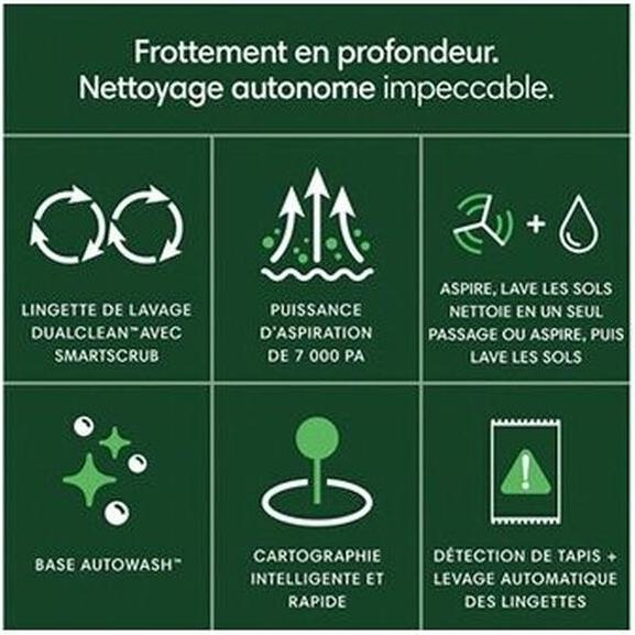 Immagine prodotto iRobot Roomba Plus 405 Combo + AutoWash Dock (7000 Pa, Panni di pulizia (rotanti))