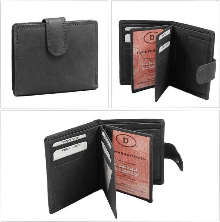 Actual product image Piace Molto Magnum - Men Wallet Black
