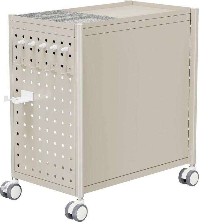 Actual product image SpeaKa Professional Mobile pedestal Light brown W x H D 300 545 Number of drawers 1 (SP-13660888) (30 x 50 x 54.50 cm)