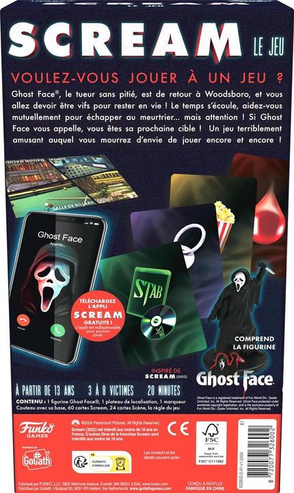 Actual product image Funko Scream The Game, f (French)
