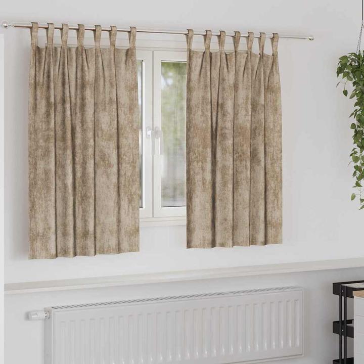 Actual product image vidaXL Curtains (140 x 140 cm)