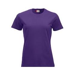 Clique, Damen, Shirts, Damen T-Shirt Classic-T 029361, Baumwolle, Lila, Grösse S, Violett, (S)