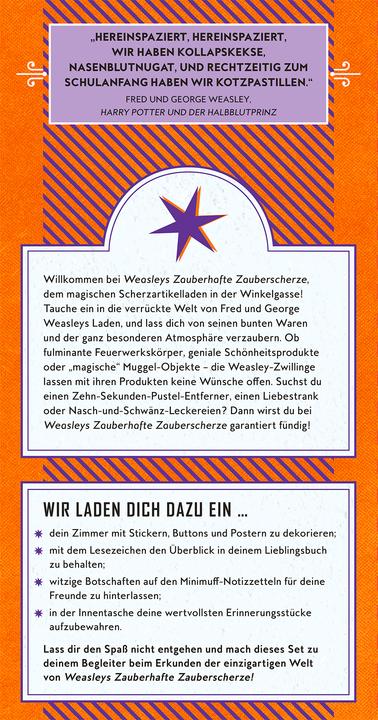 Image du produit Panini Harry Potter: Weasleys Zauberhafte Zauberscherze - Fantastische Objekte aus der Zauberwel (Allemand, Barbara Knesl, Jody Revenson., 2024)