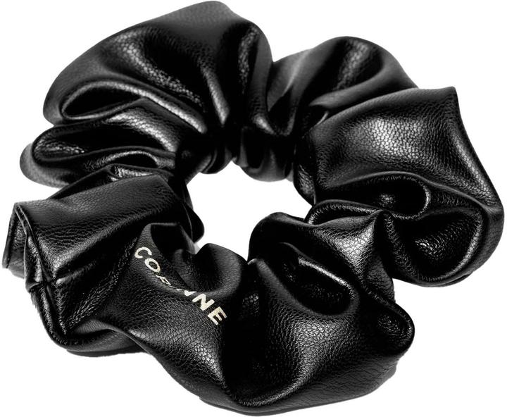 Immagine prodotto Corinne Fascetta per capelli vegan scrunchie nera (Elastico per capelli)