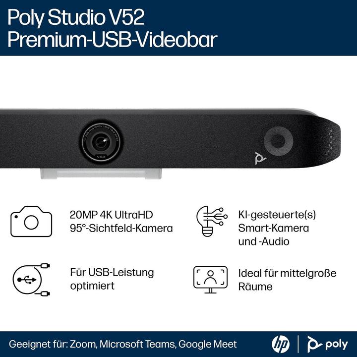 Produktbild Poly Studio V52 USB Video Bar