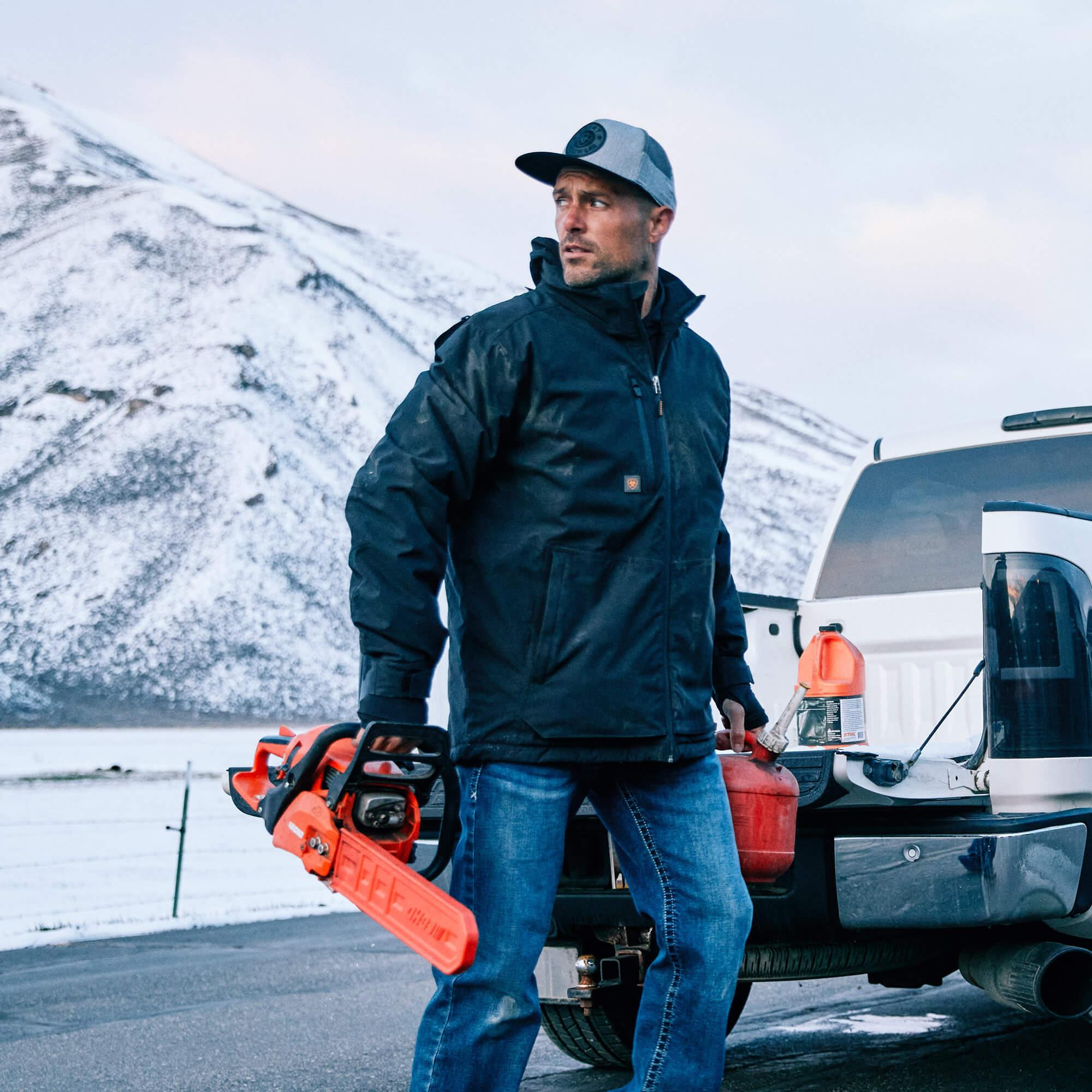 Thumbnail - Ariat, Herren, Jacke, Rebar Storm Fighter 2.0 H2O (M), Schwarz, M