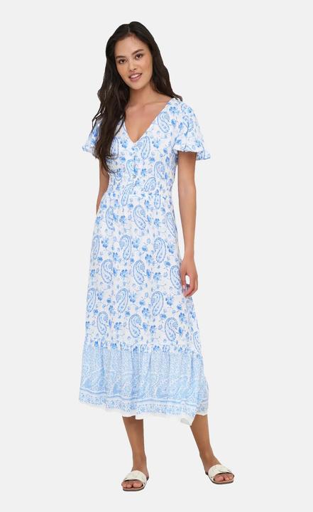 Actual product image Only Onlmarianne Life S/S Midi Dress Wvn (XS)
