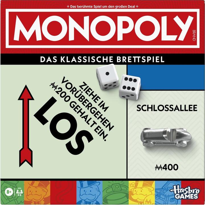 Actual product image Hasbro Gaming Monopoly Classic Refresh (German, 2 - 6 Players)