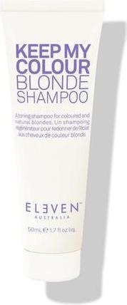 Actual product image ELEVEN Australia Keep My Blonde Shampoo 50ml (50 ml, Liquid shampoo)