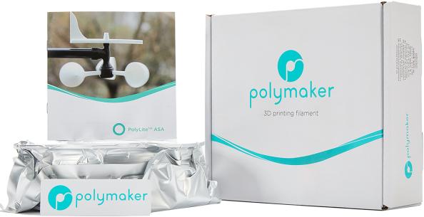 Image du produit Polymaker PolyLite ASA - Blue- 2.85mm (ASA, 2.85 mm, 1000 g)
