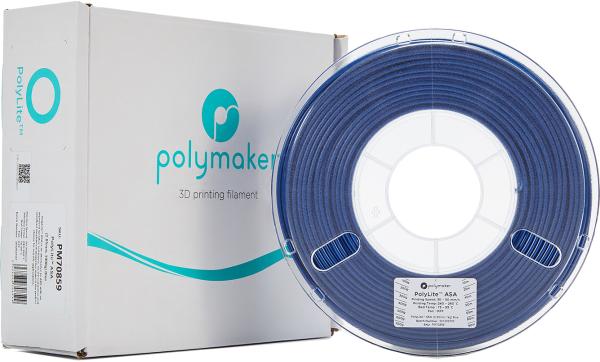 Image du produit Polymaker PolyLite ASA - Blue- 2.85mm (ASA, 2.85 mm, 1000 g)