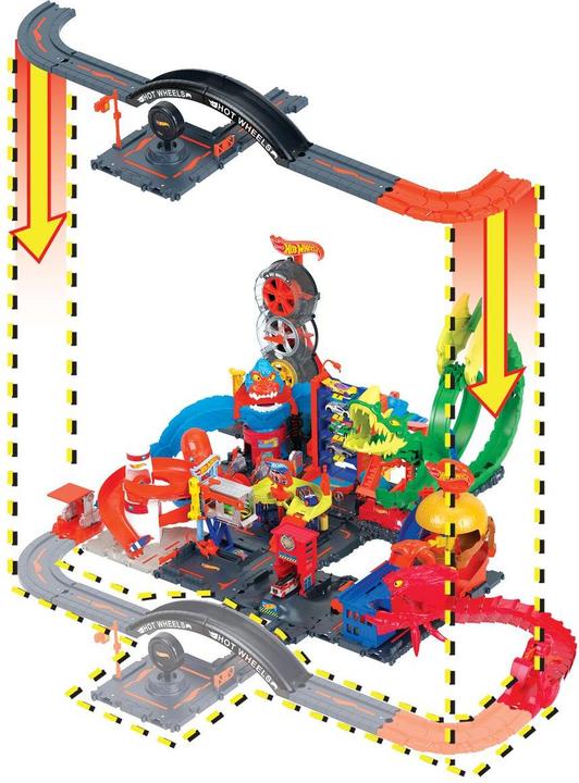 Actual product image Hot Wheels City Track Pack