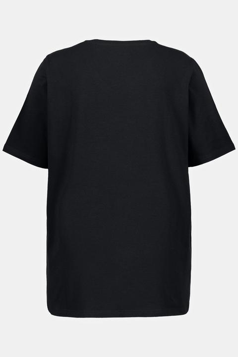 Actual product image Ulla Popken Essential V-Neck Stretch Tee (60)
