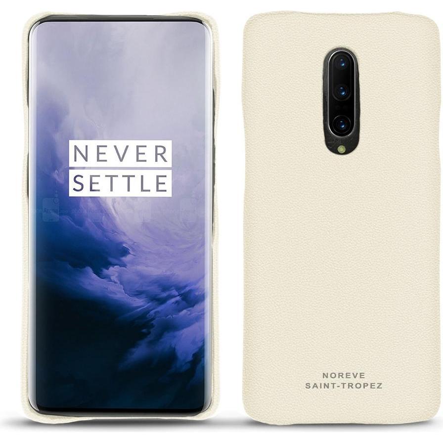 Noreve Lederschutzhülle (OnePlus 7 Pro), Smartphone Hülle, Weiss
