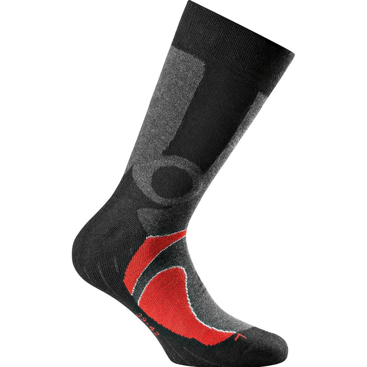Thumbnail - Rohner, Unisex, Sportsocken, Trekking (39 - 42), Rot, Schwarz