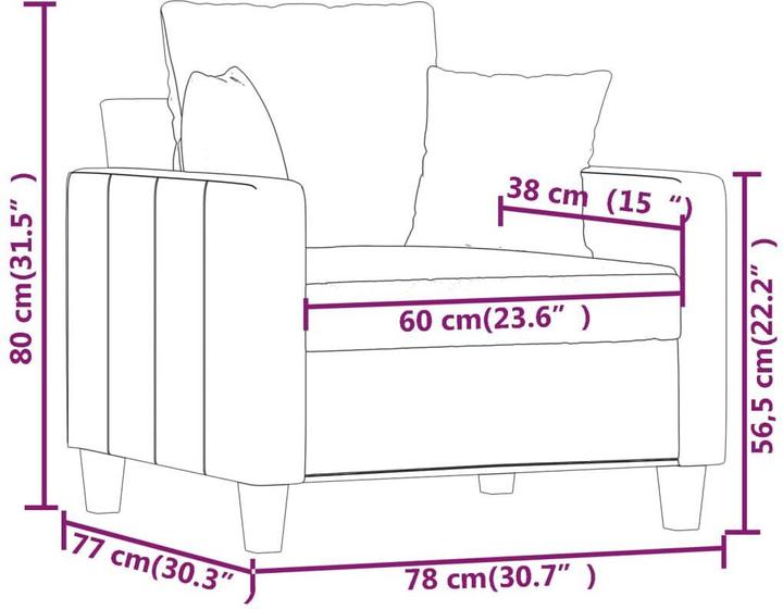 Produktbild vidaXL Sessel