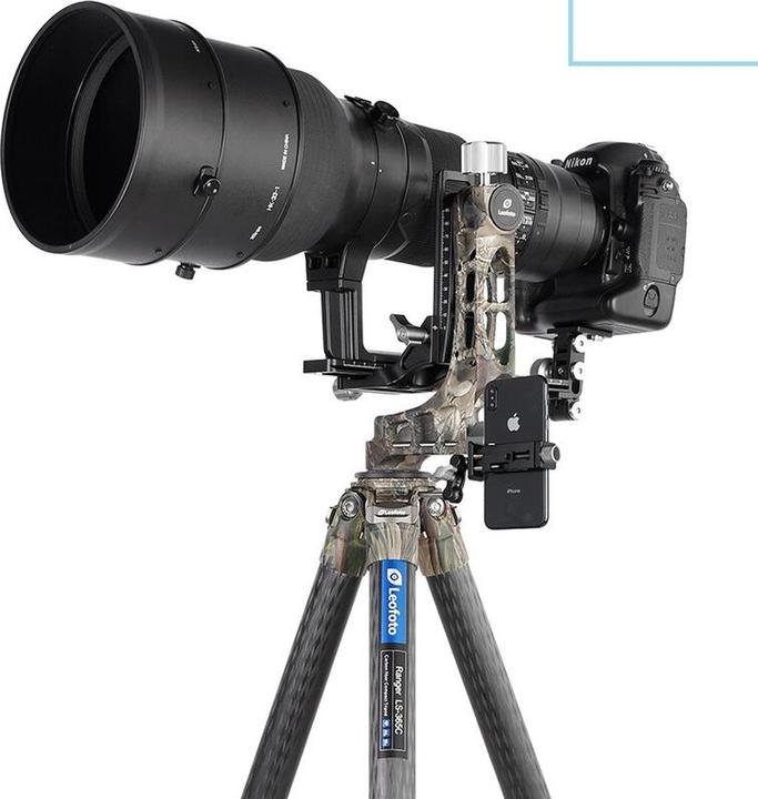 Image du produit Leofoto LS-365C Ranger Tripod w/ PG-1 Schommelkop (Carbone, Métal)