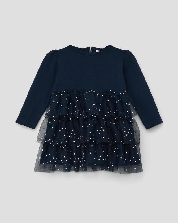 Image du produit s.Oliver Kleid Jerseykleid mit Mesh-Volants (86)