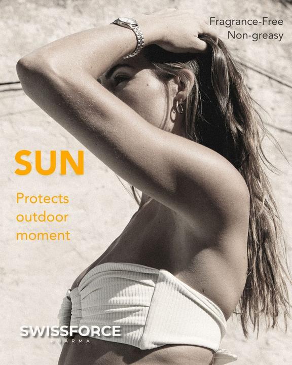 Produktbild Swissforce V Defense SPF50+ Sun Fluid Face (Sonnencreme Gesicht, SPF 50+, 50 ml)