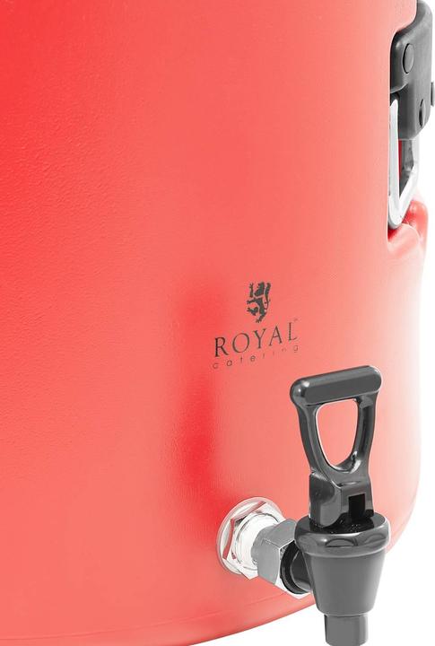 Immagine prodotto Royal Catering Thermobehälter Edelstahl Thermobox Warmhaltebehälter Speisen Ablasshahn 30 L