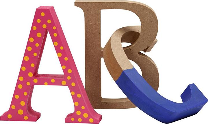 Productafbeelding Creativ Company Letter A MDF 8cm, 1e.