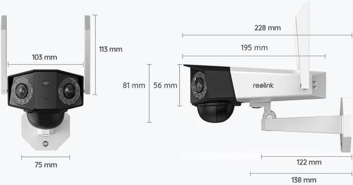 Actual product image Reolink Duo Series B750 (4608 x 1728 pixels)