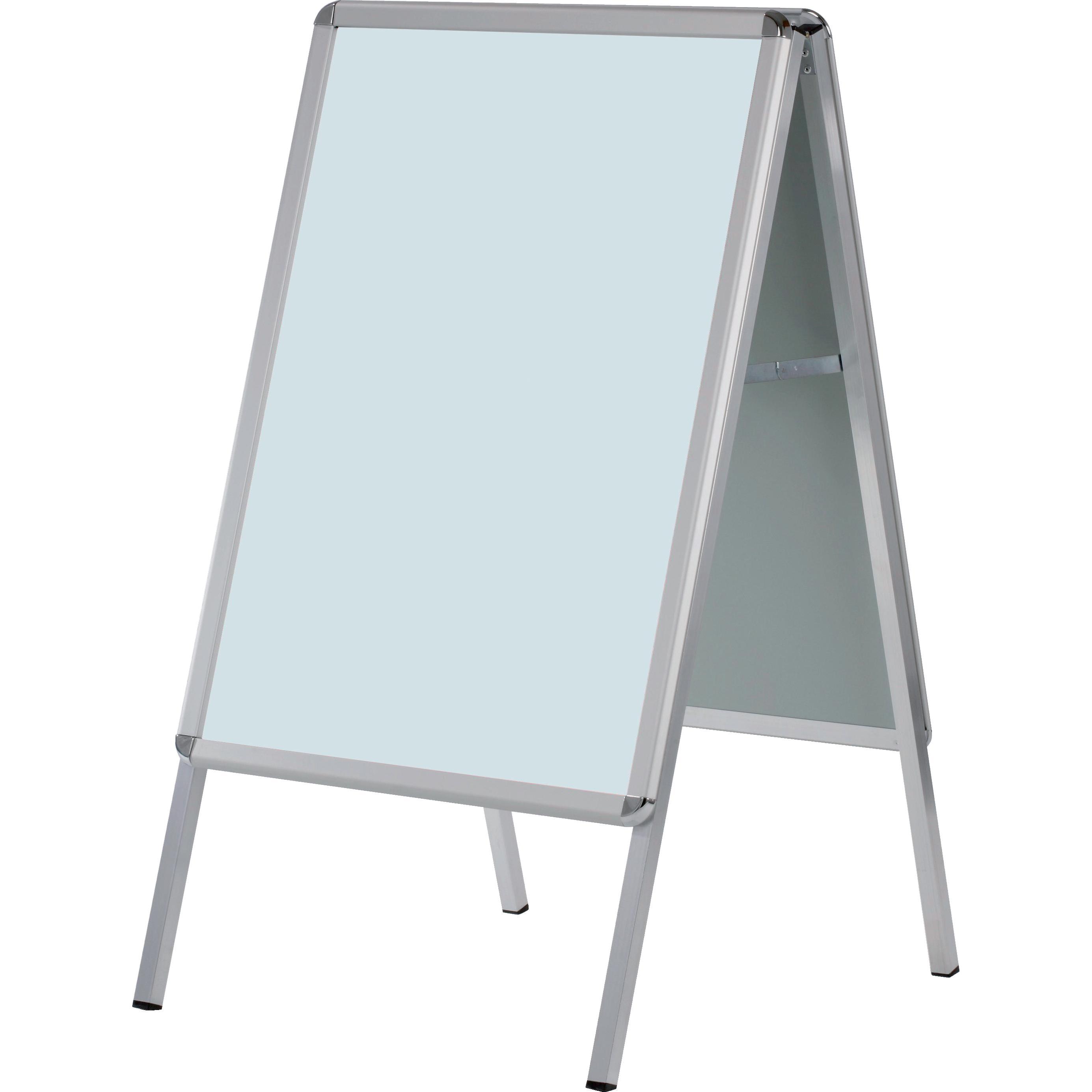 Franken, Prospektständer, Kundenstopper Standard BSA0 DIN A0 Aluminium silber (A0)