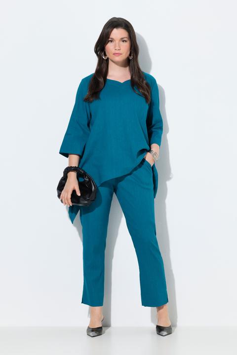 Produktbild Ulla Popken Leinenmix-Hose Ruby (48)