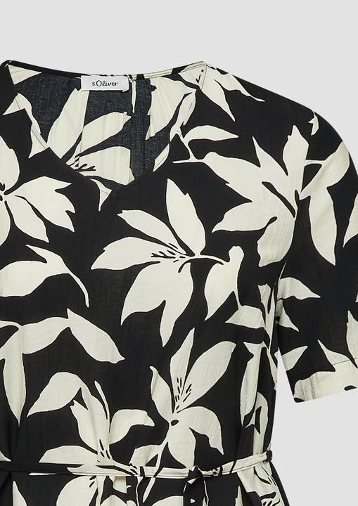 Image du produit s.Oliver Strukturiertes Kleid mit Gürtel (48)