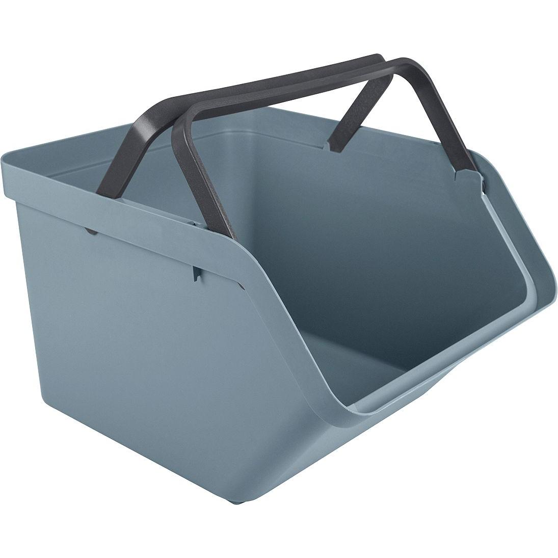 2x 0 Sigma home Sortiereinheit 45L blau, Abfalleimer, Blau