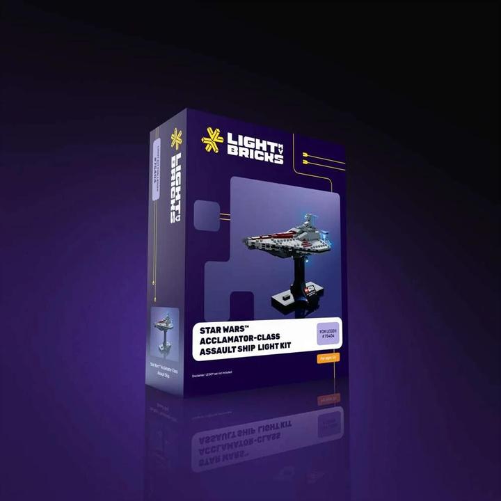 Produktbild Light my bricks LMB 2.0 LED Licht Set für LEGO® 75404 Star Wars - Assault Ship der Acclamator-Klasse