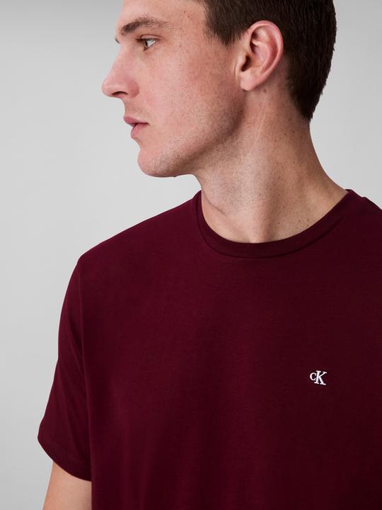 Actual product image Calvin Klein Jeans Ss Smooth Cttn Solid Crewnk Tee (L)