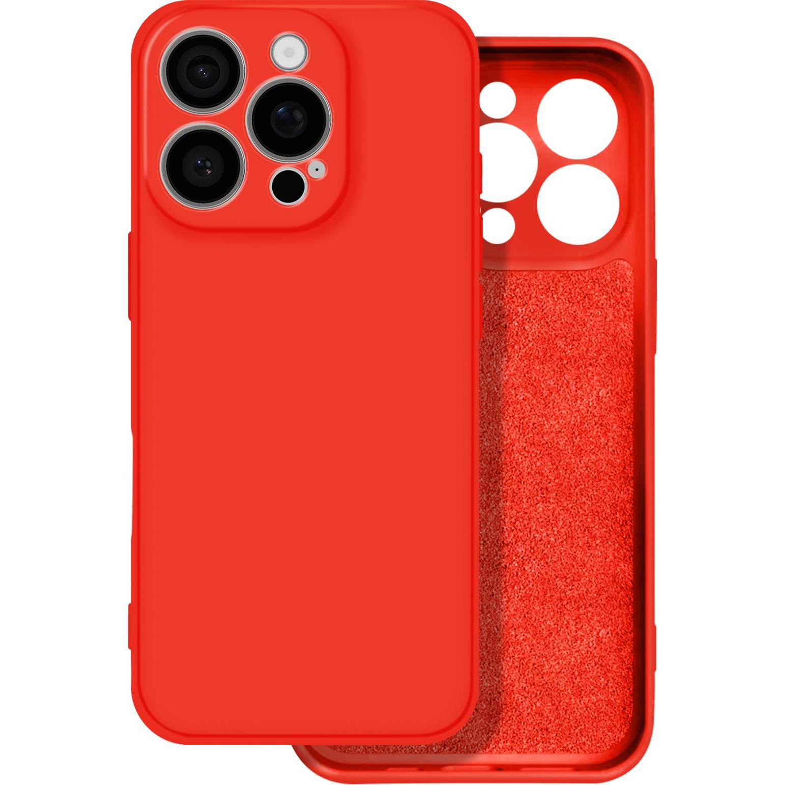 Thumbnail - Avizar Soft Case Series (Apple iPhone 16 Pro Max), Smartphone Hülle, Rot