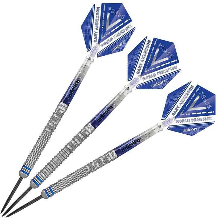 Productafbeelding Unicorn Phase 5 Wereldkampioen Gary Anderson Stalen Dart Presentatiedoos (23 g)