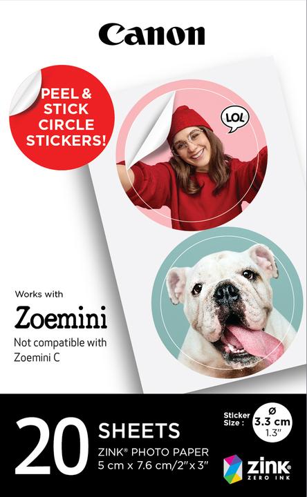 Image du produit Canon Cercle ZP-2030-2C-20 (290 g/m², 20 x)