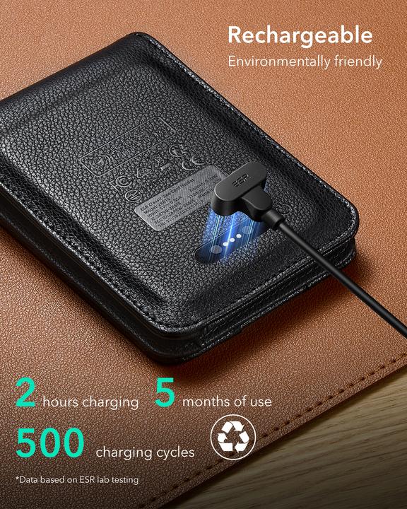 Actual product image ESR Classic Geo Card Holder Twillingt black