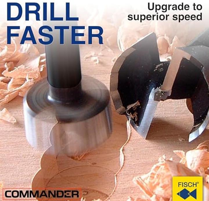 Productafbeelding Fisch Tools Forstner bitset BLACK SHARK PRO (15, 20, 25, 30, 35 millimeter)