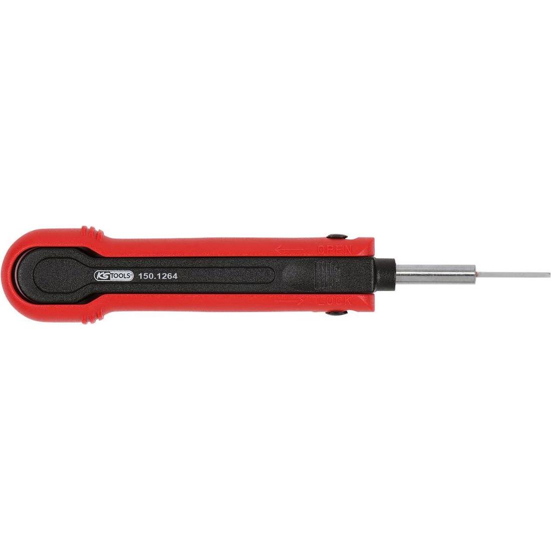 KS Tools, Utensili autofficina, Attrezzo di sblocco per spine piatte/prese piatte da 2,8 mm (AMP Tyco JT, AMP Tyco ST, Deutsch DT)