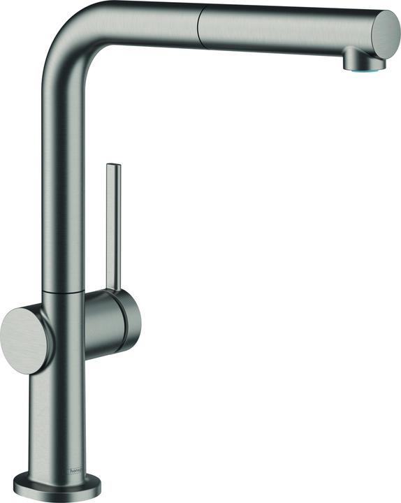 hansgrohe Mitigeur d'évier 270 Talis M54 bec extractible 1 jet brushed black chromé