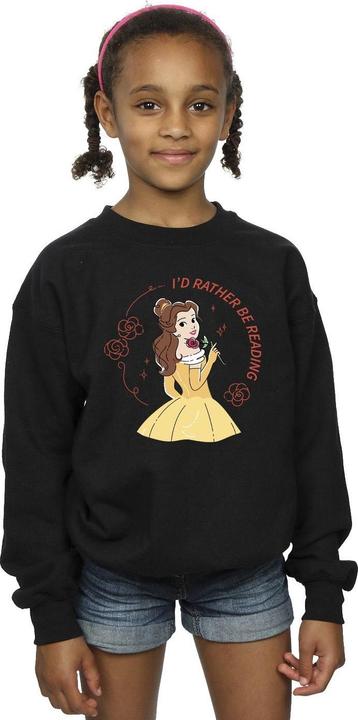 Produktbild Disney Beauty And The Beast I'd Rather Be Reading Sweatshirt Mädchen (128)