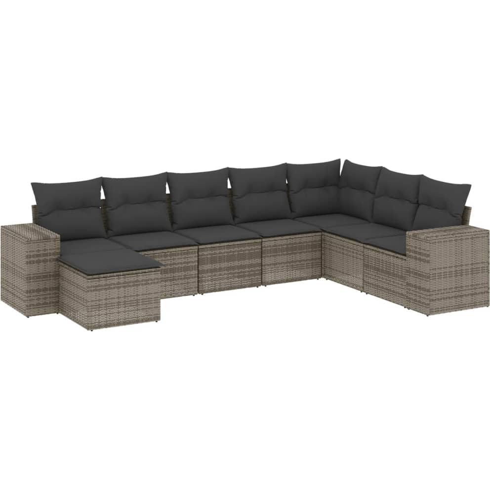 VidaXL, Gartenlounge, 10-tlg. Garten-Lounge-Set mit Kissen