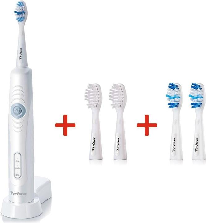 Immagine prodotto Trisa Sonic Performance Schallzahnbürste Promo mit 5 Refils