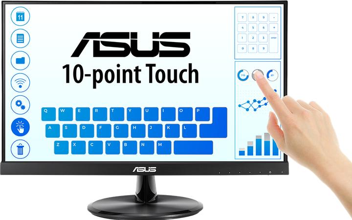 Image du produit ASUS LCD tactile VT229H 21,5", écran tactile, IPS, FHD, 1920 x 1080 pixels, 5 ms, 250 cd (1920 x 1080 pixels, 21.50")